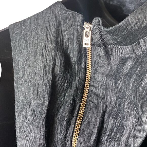 Helmut lang lucid linen silk blend assymetrical dress 2 fairycore Whimsigoth - Picture 9 of 11